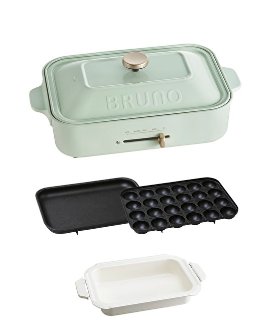 コンパクトホットプレート セラミックコート鍋セット